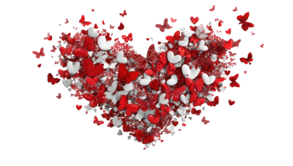 Heart composed of many small hearts