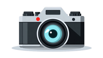 Vector illustration of a retro-style camera