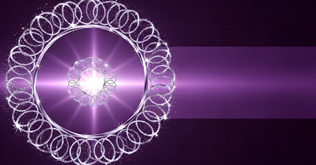 An Elegant Purple Abstract Background Featuring a Stunning and Radiant Design Full of Color