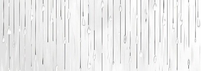 Abstract grayscale artwork depicting a series of vertical lines interspersed with teardrop shapes, creating a flowing, rain-like effect.  The image is monochromatic and features a minimalist design