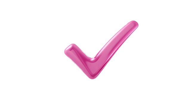 ia ganerated. 3d check mark