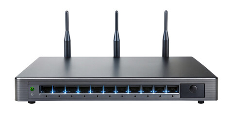 High performance enterprise grade wifi 6 access point router with antennas