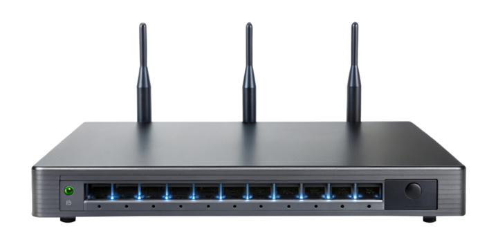 High performance enterprise grade wifi 6 access point router with antennas