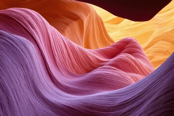 Vibrant sandstone formations in Antelope Canyon
