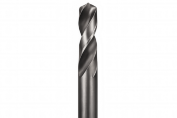 Metal drilling bit for industrial and construction work, precision engineering tool with spiral flute cutters