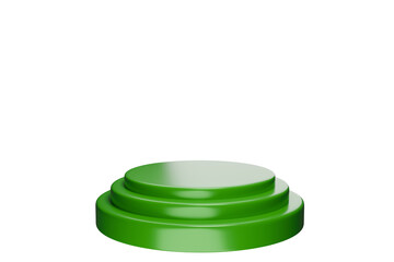green, podium color 3D, white, PNG