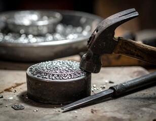 Metalworking, hammering, craft