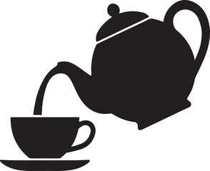 Abstract geometric pattern with bold contrasting colors and a distinct silhouette element suitable for graphic design and branding