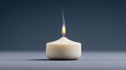 Delicate dance of flame and metal as the candle flickers out in quiet elegance. Scented Candle Day