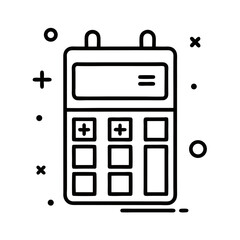 calculator icon vector illustration