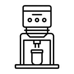 coffee machine vector illustration