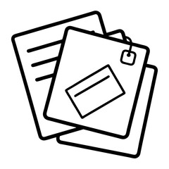 clipboard icon vector illustration