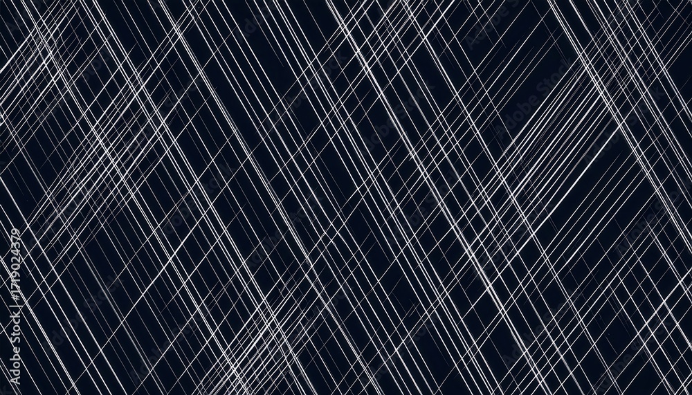 Wall mural abstract diagonal white lines on dark background creating dynamic motion effect for modern design, w