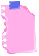 Blank Note Illustration