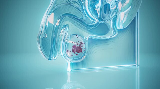Conceptual 3D Animation of Testicular Cancer and Tumor Growth