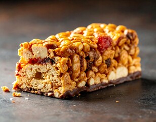 Close-up granola bar