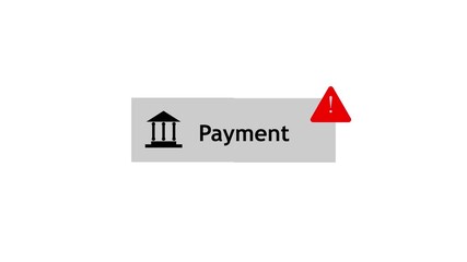 Online payment fraud warning during mobile transaction as man uses credit card and smartphone for digital banking, facing potential fraud, phishing, and cybersecurity threats in financial transactions - Powered by Adobe