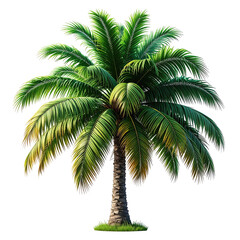 Fototapeta premium Lush tropical palm tree
