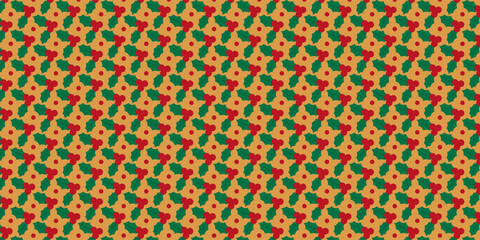 Merry Christmas and Happy New Year background, banner, cover, poster design with trendy flat style.Creative Christmas seamless pattern cards, Festive xmas concept in modern minimalist geometric style.