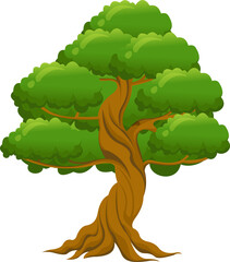 vector illustration of a tree