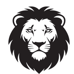 Majestic Lion Silhouette – Wild Animal Vector for Logo, Poster, T-Shirt, and Branding