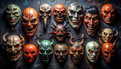 set of masks