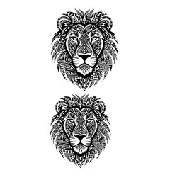 Majestic Lion Silhouette – Wild Animal Vector for Logo, Poster, T-Shirt, and Branding