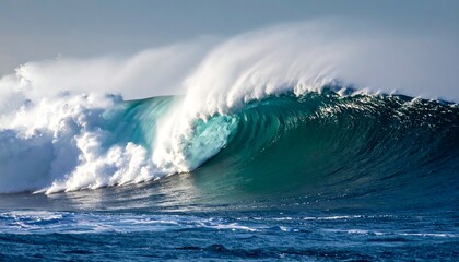 Naklejka premium Powerful ocean wave (5)