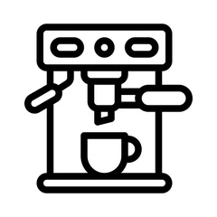 icon machine with style outline