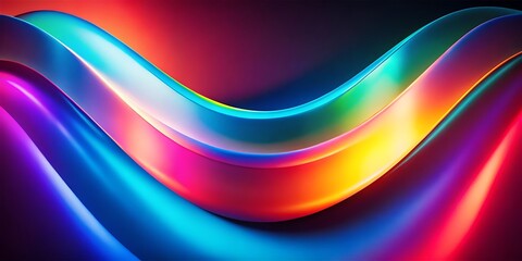Design. Abstract modern neon gradient background. Image of bright multicolored gradients, print and trendy typography for poster, cover or flyer	