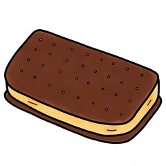 Cute Food Illustration Clipart | Hand Drawn Snack and Dessert Art