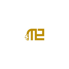 Initials Letter Me Logo