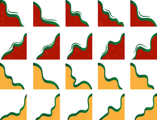 Christmas Gradient Corner