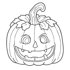 halloween pumpkin vector illustration