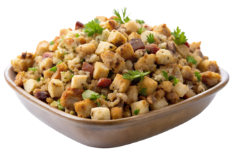 turkey stuffing png image on transparent background