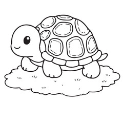 Turtle coloring pages coloring book 