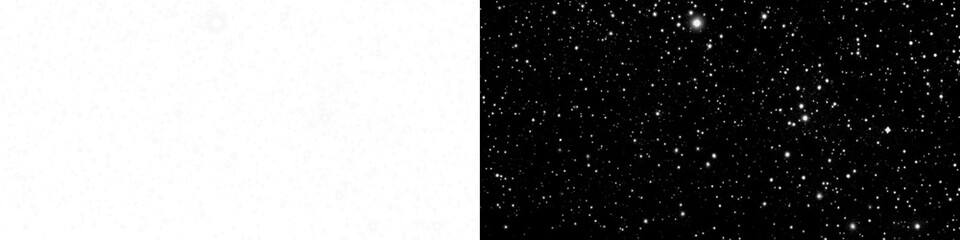 A Starry Night Sky PNG Overlay with a transparent background, perfect for graphic design and astronomy projects