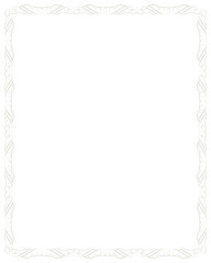 Abstract Geometric White Shape on Light Gray Background isolated on a transparent background