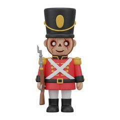 Haunted toy soldier nutcracker character