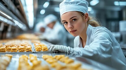 Young baker focused on pastry creation in a kitchen