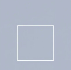 Square in the Sky: Minimalist digital art featuring a clean, white square against a pastel gradient.