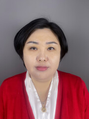 After eyebrow tattooing and upper eyelid tattooing.