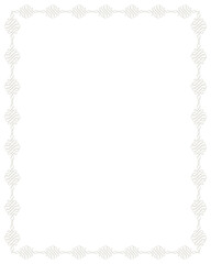 White cross shape with small dots on light gray background Keywords: cross, shape, white, gray isolated on a transparent background