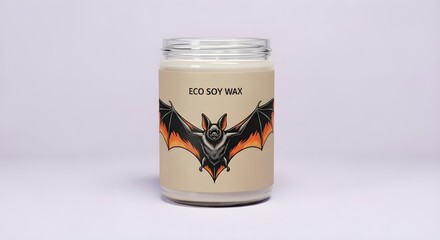 Eco-Friendly Halloween Candle Packaging A Spooky Theme Design