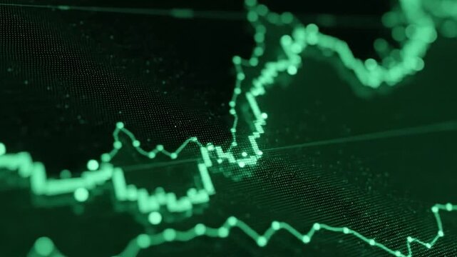 Dynamic Financial Graph Animation: Analyzing Market Trends and Investment Strategy Development