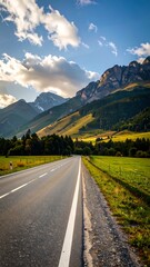 Naklejka premium Scenic mountain road (2)