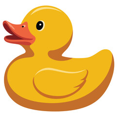 rubber duck isolated on white