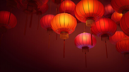 Obraz premium traditional chinese lanterns