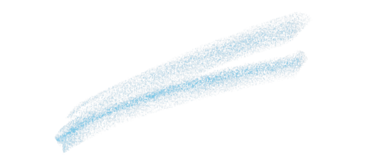 Hand drawn light blue pencil lines, circles, stripes and squiggly lines on a transparent background.