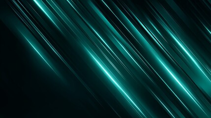 Abstract teal light streaks create a futuristic and dynamic background